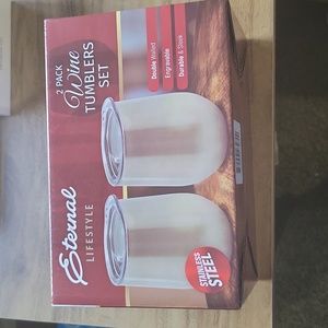 NWT 2 Eternal Lifestyle Wine Tumblers